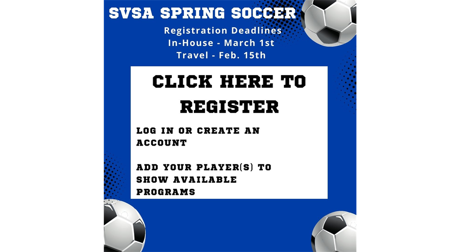 Spring Registration is Open! 